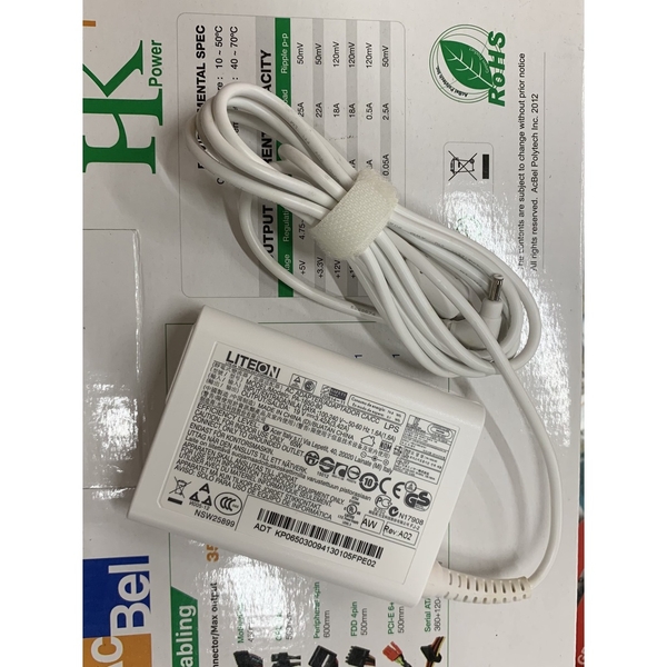 Sạc Laptop Acer V3-331/ V3-371/ V3-372, Sạc Laptop Acer 19V – 2.37A ZIN chân nhỏ(3.0 x 1.1)