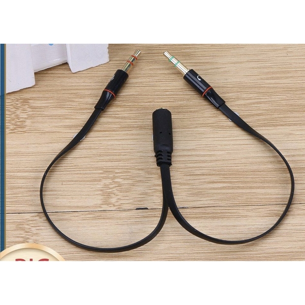 [Mã ELHACE giảm 4% đơn 300K] Combo 3 Cáp gộp audio và mic 3.5mm Jack gộp tai nghe 3.5 mạ vàng