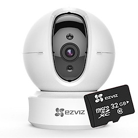 Camera IP Wifi Ezviz C6CN 720P (CS-CV246-B0-1C1WFR) + Thẻ nhớ Ezviz 32GB - Hàng chính hãng