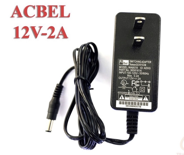 Nguồn 12V 2A Acbel/Actiontec  chân 5.5 x 2.1 dùng cho camera wifi ....