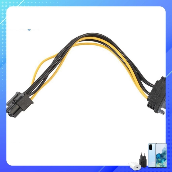 Cáp chuyển nguồn SATA sang IDE 6 Pin