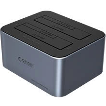 Orico Đế (Dock) ổ cứng 2 bay ORICO 6626C3 dùng cho SSD HDD 2.5in 3.5 in USB 3.0