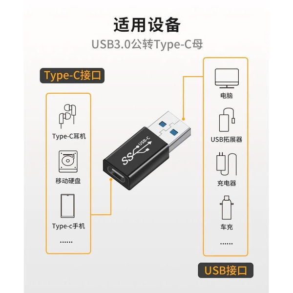 Đầu đổi  USB 3.0 sang USB Type C ( USB 3.1)