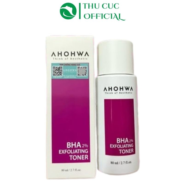 Toner BHA Exfoliating 2% Ahohwa 80ml