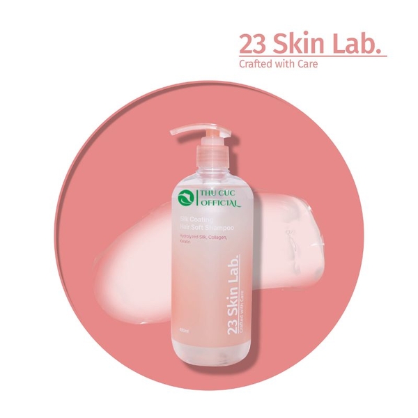 Dầu gội 23 Skinlab Silk Coating Hair Soft Shampoo 480ml - Mềm mượt