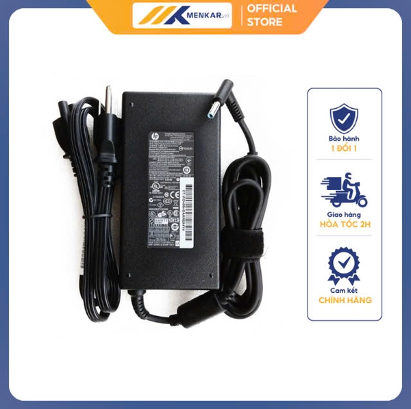 Sạc Laptop HP 19.5V-6.15A Slim (Kim) – Zin 120W 5.0mm