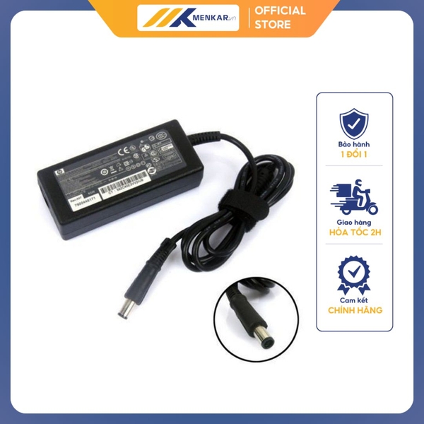 Sạc Laptop HP 19V-4,7A 90W chân kim to kích thước chân cắm (7,4*5mm) (kèm dây nguồn)