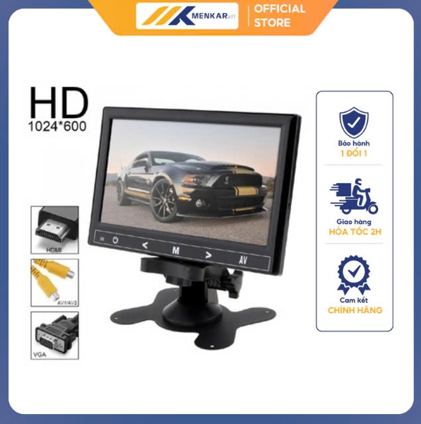 Màn hình LCD 7 inch – Dùng test camera, dùng trên xe hơi, làm màn hình mang theo