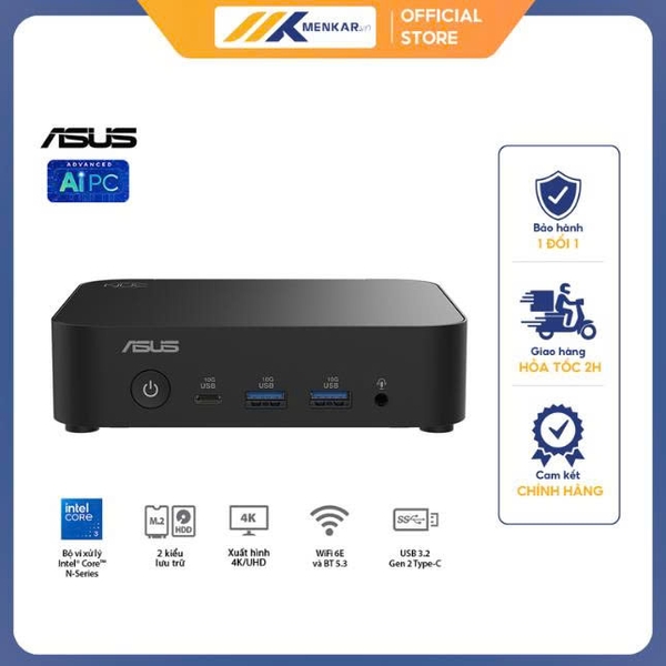 Bộ Mini PC Asus NUC 14 Essential – Nhỏ gọn, tiết kiệm điện, hiệu năng vượt mong đợi!