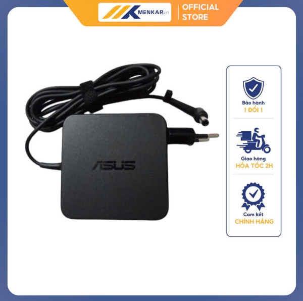 Sạc Laptop Asus 19V-2.37A 45W vuông 1.35mm zin