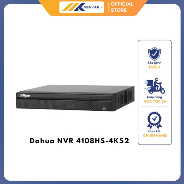 Đầu ghi IP 8 kênh DAHUA DHI-NVR4108HS-4KS2/L