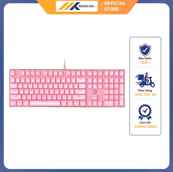 Bàn phím cơ DareU EK810 Pink, Switch, USB
