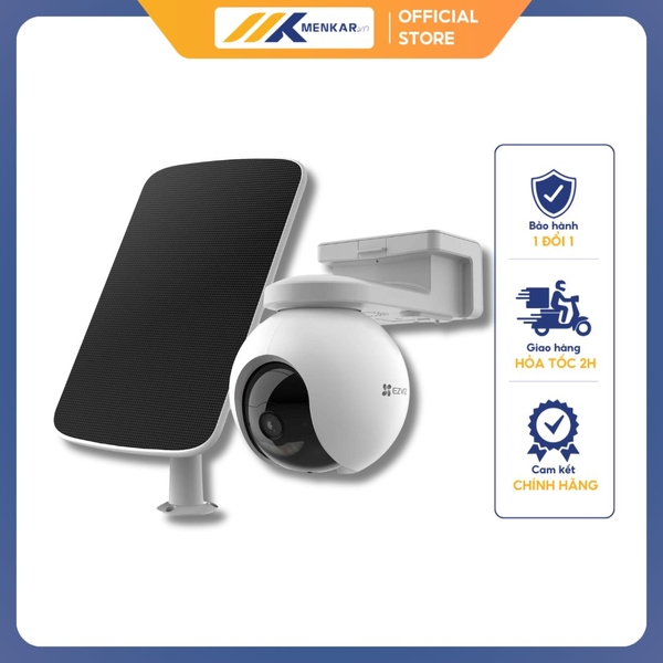 Camera Ezviz CS-EB8 (3MP, 4GA), Kết nối 4G, Quay quét sử dụng Pin