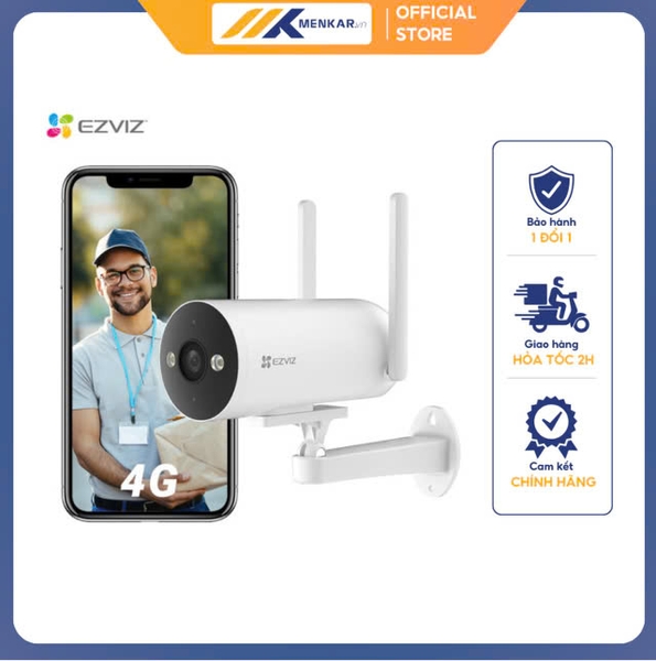 Camera wifi ngoài trời EZVIZ H5 4G 2K