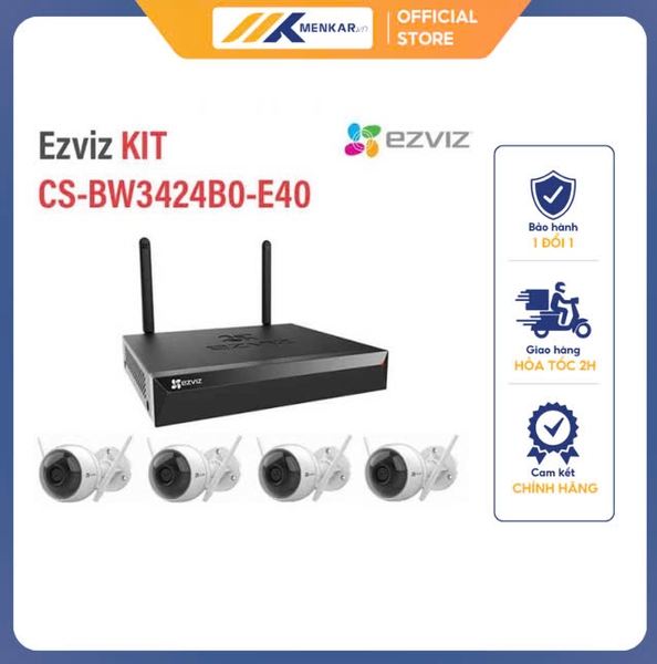 Bộ Camera Wifi EZVIZ CS-BW3424B0-E40