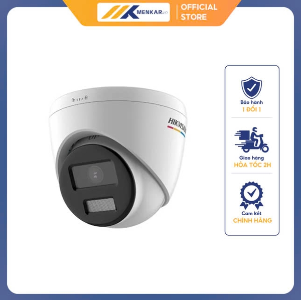 Camera Hikvision DS-2CD1347G2-LUF - IP Dome ColorVu 4.0MP