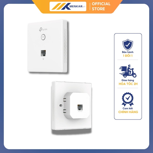 EAP115-Wall Access Point Wi-Fi Gắn Tường Chuẩn N Tốc Độ 300Mbps