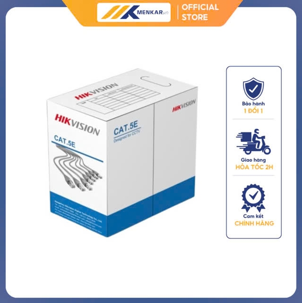 Cáp mạng Cat 5E Hikvision DS-1LN5EUEC0