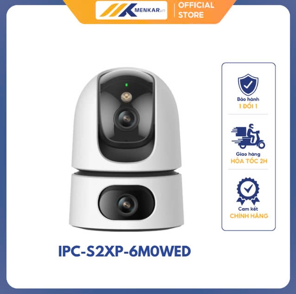 Camera iMOU Ranger Dual 6MP IPC-S2XP-6M0WED – IMOU 2 mắt trong nhà 6mp