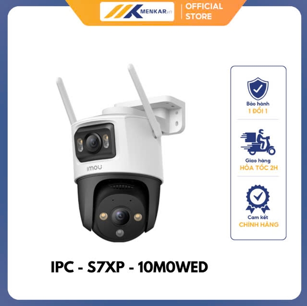 Camera 2 Mắt Ngoài Trời iMOU Cruiser Dual 10MP IPC-S7XP-10M0WED