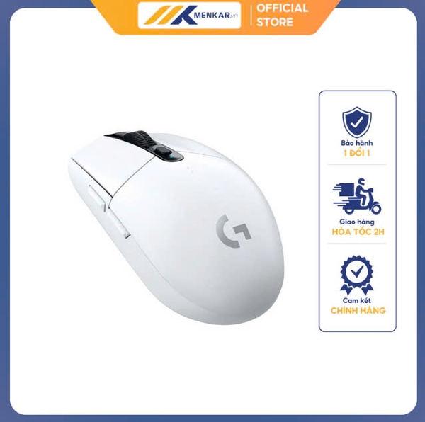 Chuột game không dây Logitech G304 Trắng (USB)