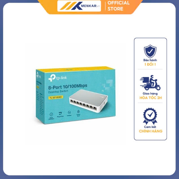 Switch TPLink TL-SF1008D - 8 Port 100Mbps