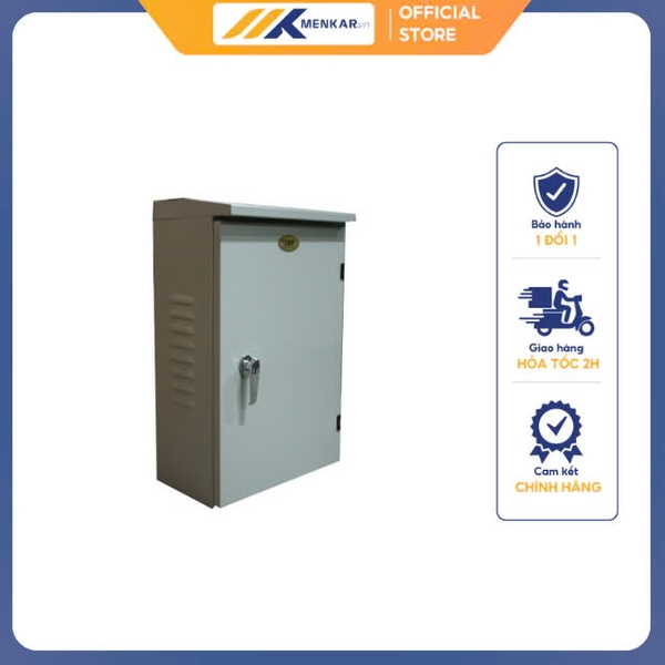 Tủ điện ngoài trời 600x400x300 có mái che chống nước