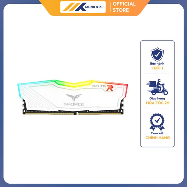 Ram Desktop Teamgroup Delta RGB (TF4D416G3200HC16F01) 16GB (1x16GB) DDR4 3200MHz