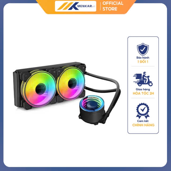 Tản nhiệt nước Coolmoon ICEMOON 240P ARGB - Đen