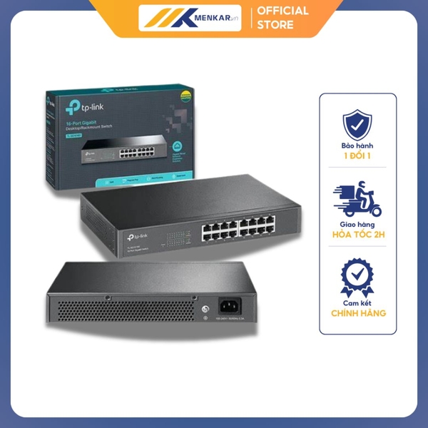Switch TP-Link TL-SG1016D (16P 10/100/1000Mbps - Vỏ kim loại)