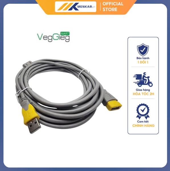 Dây USB nối dài VU104 10m 2.0 Veggieg