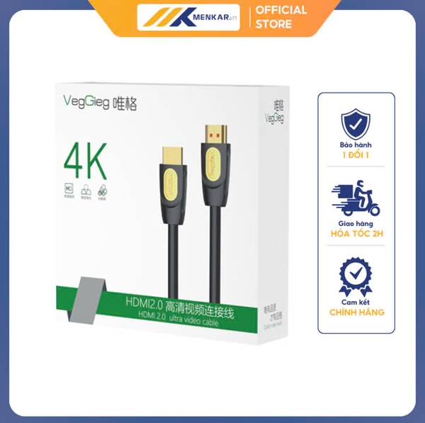 Dây HDMI 1.5m 4K Veggieg V-H301