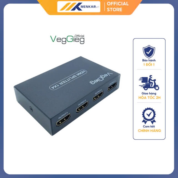Bộ chia HDMI 1 Ra 4 - V-HD07 Veggieg