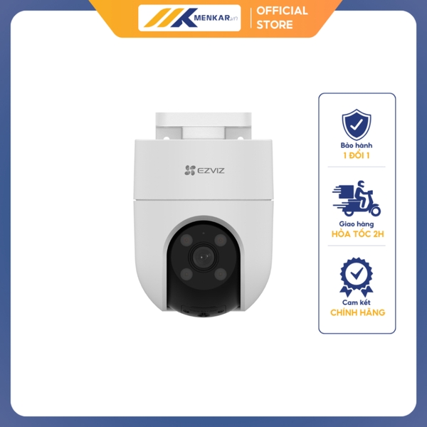 Camera EZVIZ H8C 4MP 2K+, IP Wifi PTZ Ngoài Trời, Ghi Hình Màu Ban Đêm