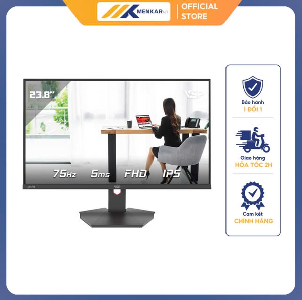 Màn hình VSP IP2420H 23.8 inch Full HD IPS 75Hz 5ms