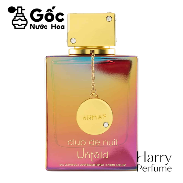 Gốc Armaf - Club de Nuit Untold EDP - Fullbox 15/105ml