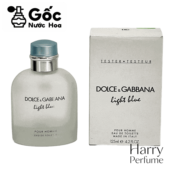 Gốc D&G - Light Blue Pour Homme EDT - Testbox 20/125ml