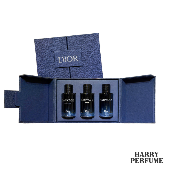 Dior - Set Dior Sauvage 10ml x 3pcs EDT + EDP + Parfum
