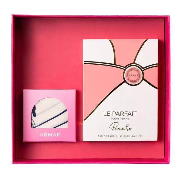 Set Armaf - Le Parfait Panache 105ml + Khăn choàng lụa + Thiệp