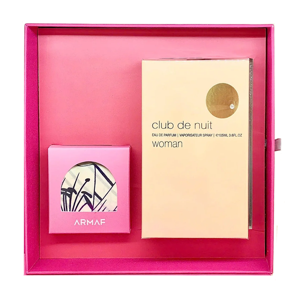 Set Armaf - Club de Nuit Woman EDP 105ml + Khăn choàng lụa + Thiệp