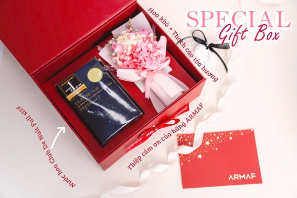 Armaf - Giftset Club de Nuit Intense Man EDT 105ml + Hoa khô + Thạch cao tỏa hương