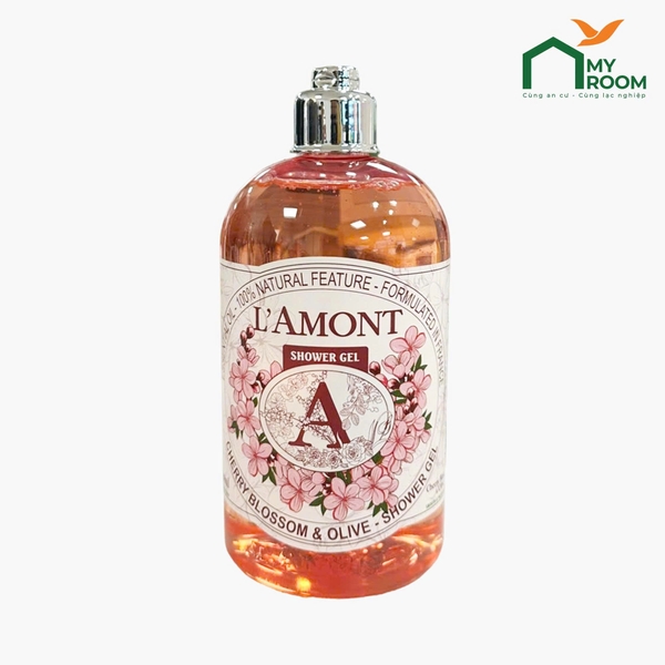 Sữa Tắm L'Amont 500ml (Rose/Cherry/Almond)