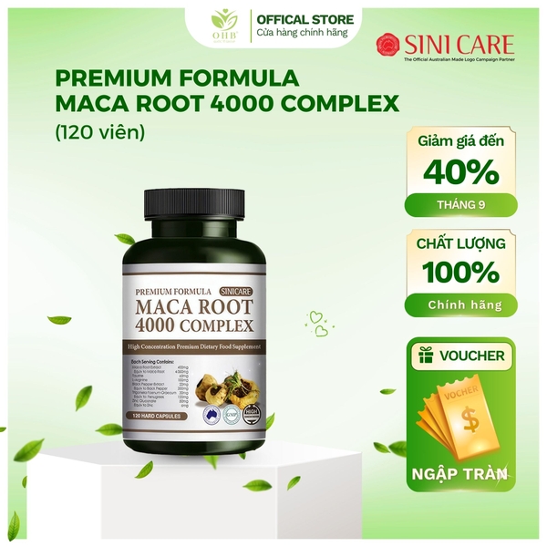 Viên uống PREMIUM FORMULA MACA ROOT 4000 COMPLEX MADE IN AUSTRALIA. Mỹ ...