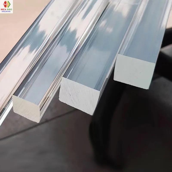 Thanh mica, trụ mica Vuông, Dày 30mm, nhiều kích thước