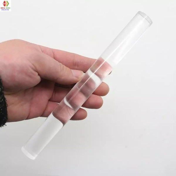 Que mica / trụ mica trong suốt dày 20mm x Dài 20cm dùng cho các bạn chế đồ, trang trí LED, DIY