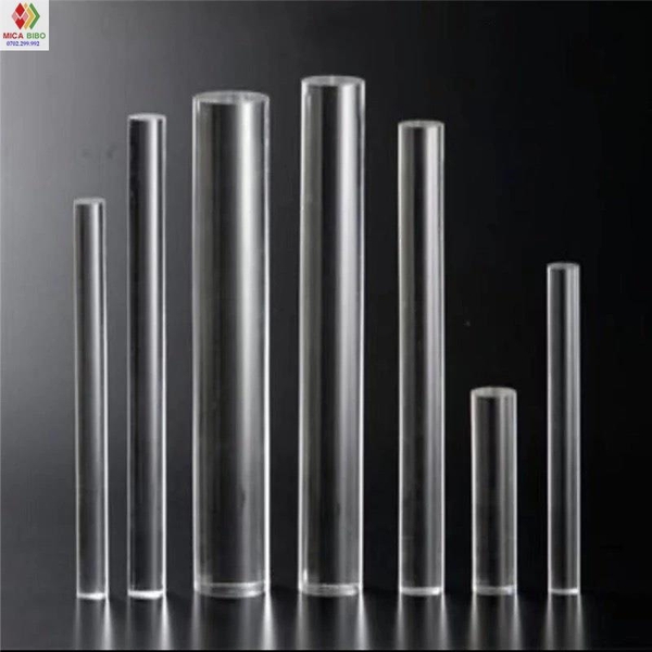 Que mica / trụ mica trong suốt dày 10mm x Dài 10cm dùng cho các bạn chế đồ, trang trí LED, DIY