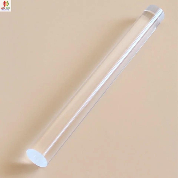 Que mica / trụ mica trong suốt dày 8mm x Dài 50cm dùng cho các bạn chế đồ, trang trí LED, DIY