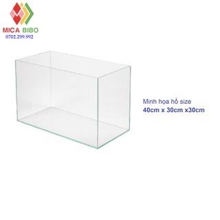 40x30x30cm Combo 5 tấm nhựa mica cứng trong suốt cắt sẵn làm hồ cá, chuồng hamster, hộp trưng bày...