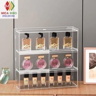 Tủ mica, hộp mica trưng bày sản phẩm.