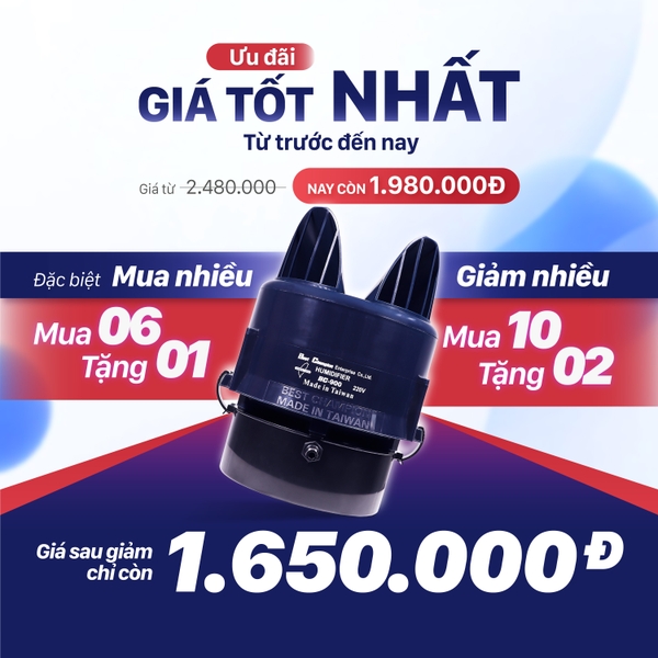 MÁY TẠO ẨM CON GÀ ĐÀI LOAN BC - 900